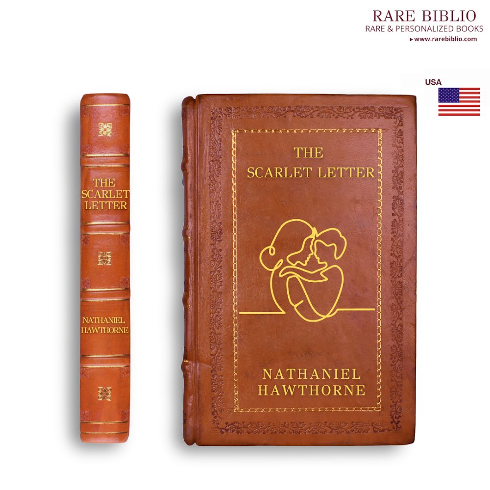 RareBiblio's tweet photo. The Scarlet Letter was published in 1850 by Nathaniel Hawthorne an American author often designated as a member of the Dark Romanticism school of literature.
📚Visit https://t.co/9kDtMyOb17 for more info #usabooks #thescarletletter #nathanielhawthorne 
#customizedbooks #rarebook https://t.co/3mIswJmkTs