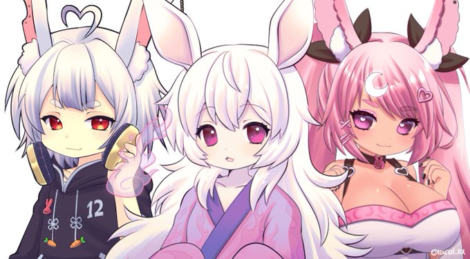 12abbit @12abbits
Akiyusa @AkiyusaV
Lewna @Lewnabun 