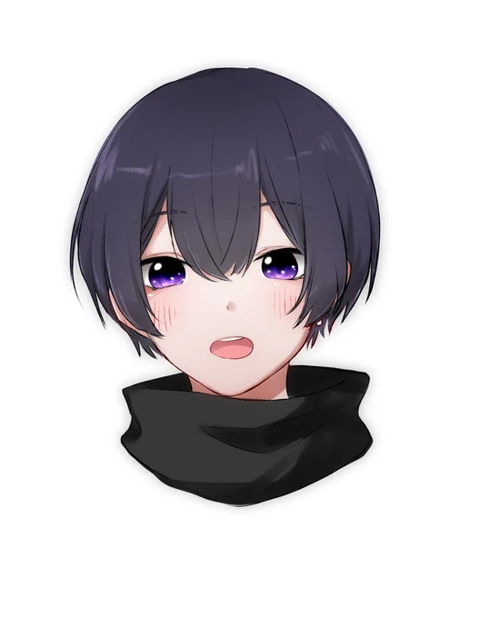 絵で少しお手伝いした動画が投稿されたので記念におもちさん落書きー! #もちピク 