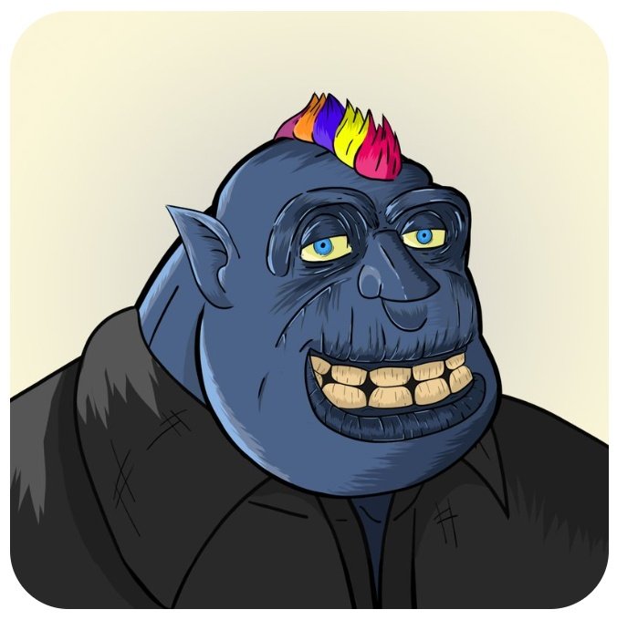 Just won this beautiful peon from <a href="/DarkGodsGame/">𝐃𝐚𝐫𝐤 𝐆𝐨𝐝𝐬 🔺 ᴍɪɴᴛ ꜱᴏᴏɴ</a> thanks guys , just started my new week with a huge peon smile 😁
