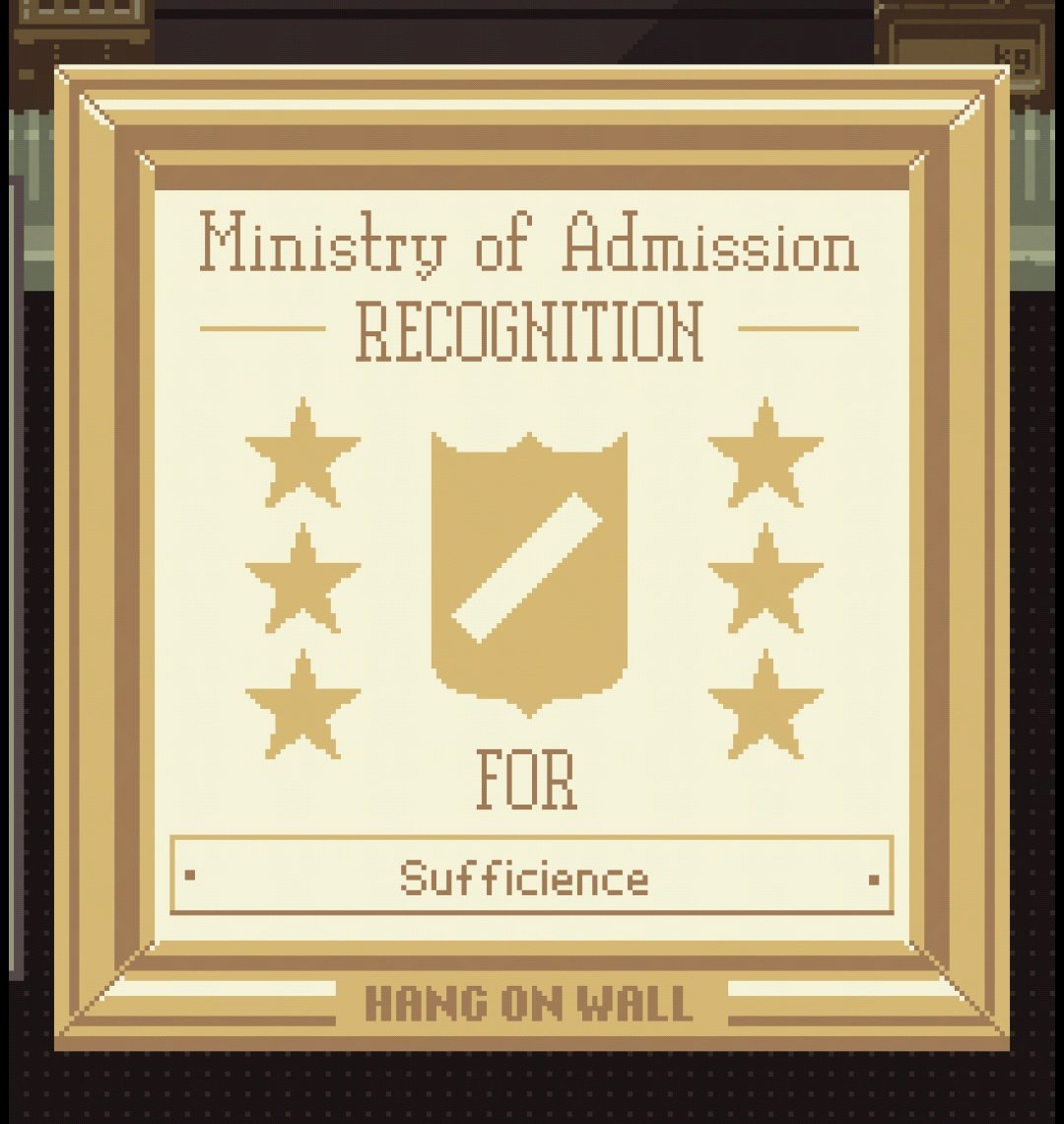 Papers please грамоты