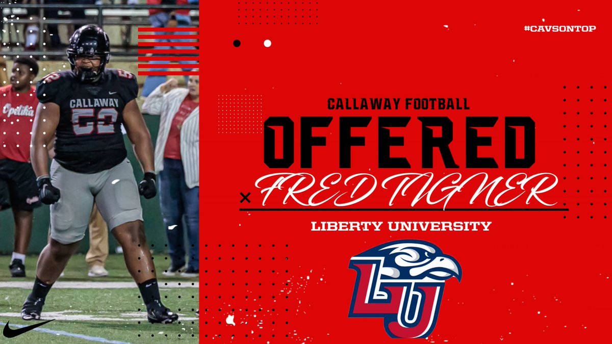 Fredericktig98's tweet photo. After a great conversation with @DLCoachGarrett I am blessed to announce that I have been offered by @LibertyFootball ‼️🙏 @CavsRecruits @Caraway6 @9BRUCE1 @Mansell247 
@RecruitGeorgia 
#GoFlames🔥 #RiseWithUs https://t.co/10naq7gniF