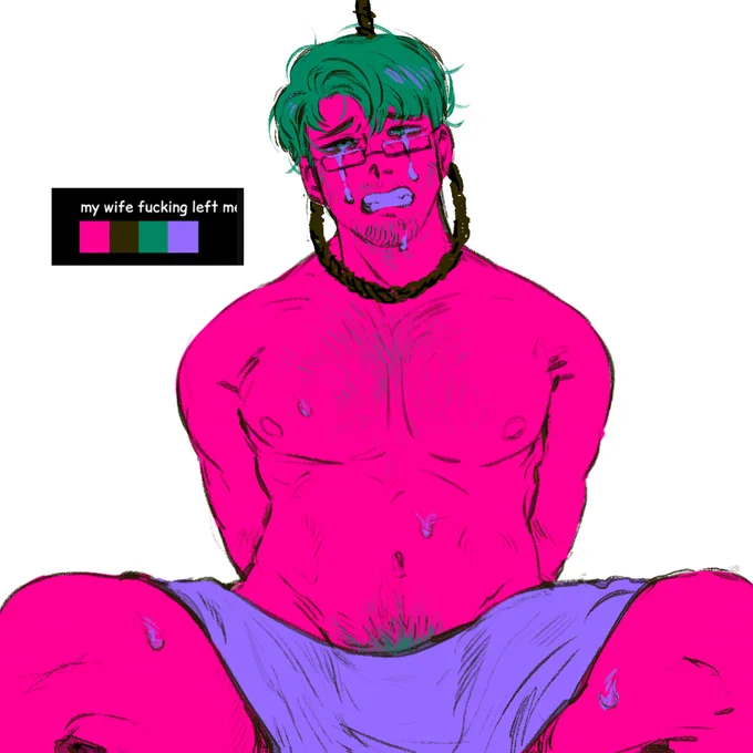 / nsfw , suicide , eye strainugly color challenge idk #ocs 