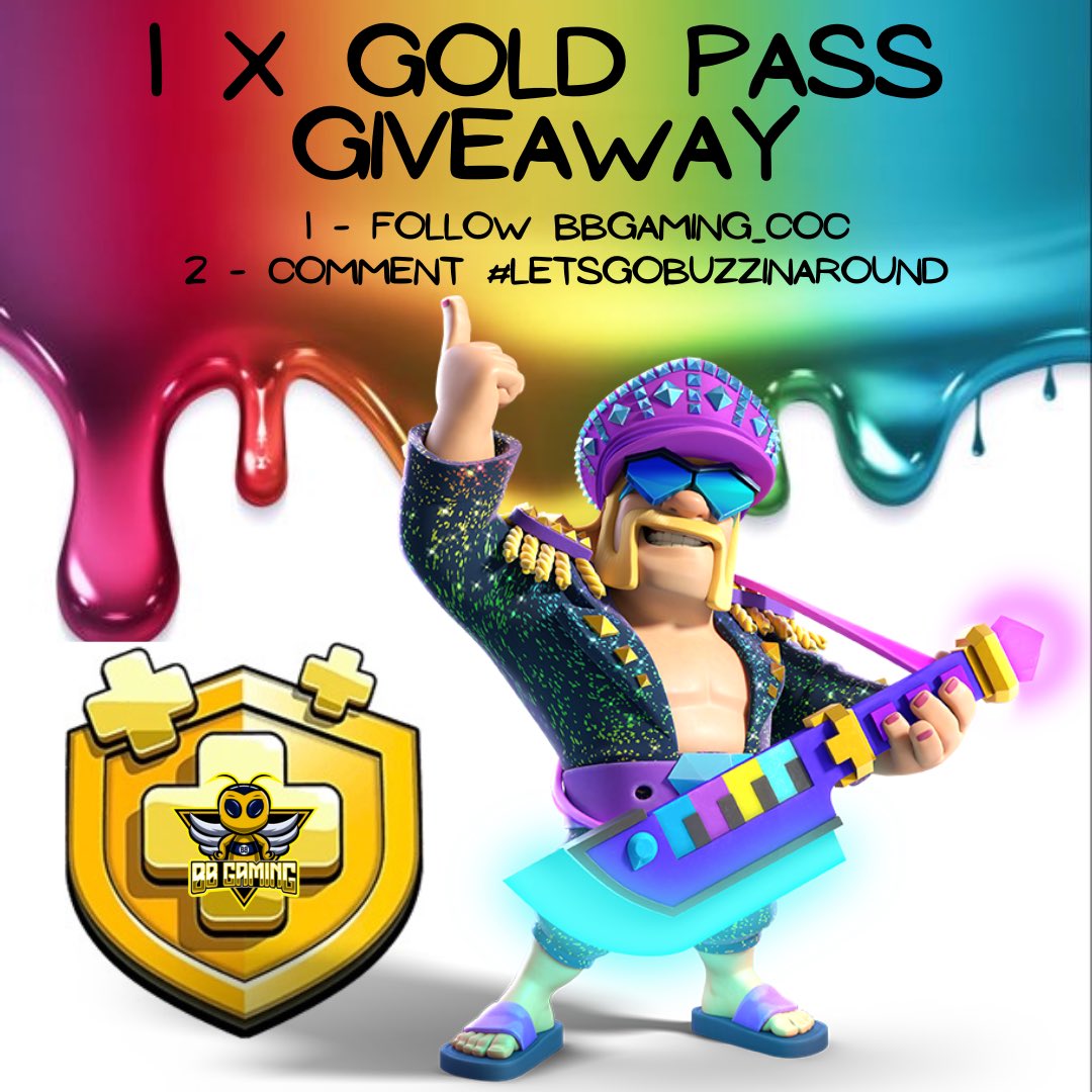 Stiamo per ritornare!!! Riprenderemo a settembre con la consueta BB Cup e con tante novità!!🥳
Nel frattempo, visto che anche in ferie vi pensiamo, un regalino per voi! 

GIVEAWAY INSTAGRAM

1 - follow instagram.com/bbgaming_coc 
2 - comments #letsgobuzzinaround

GL!🐝
Termine 29/08