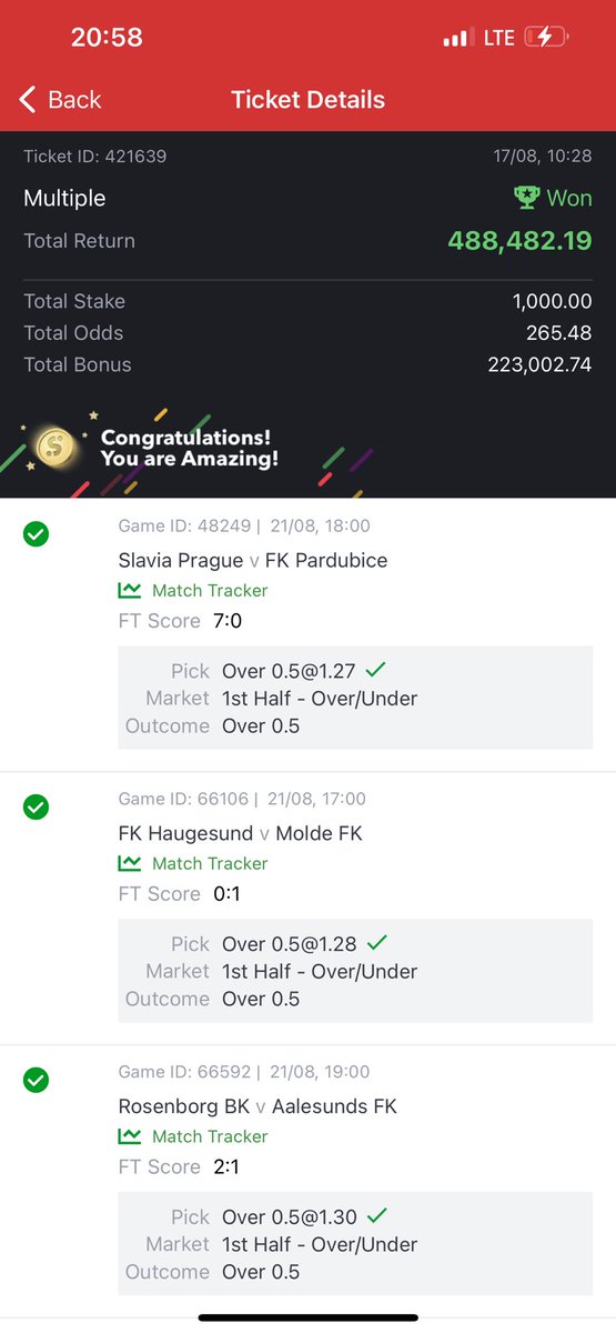 bossolamilekan1's tweet photo. 350odd won✅✅✅✅✅
265odd won✅✅✅✅

Just retweet when you see this https://t.co/Fiyr7CAVBg