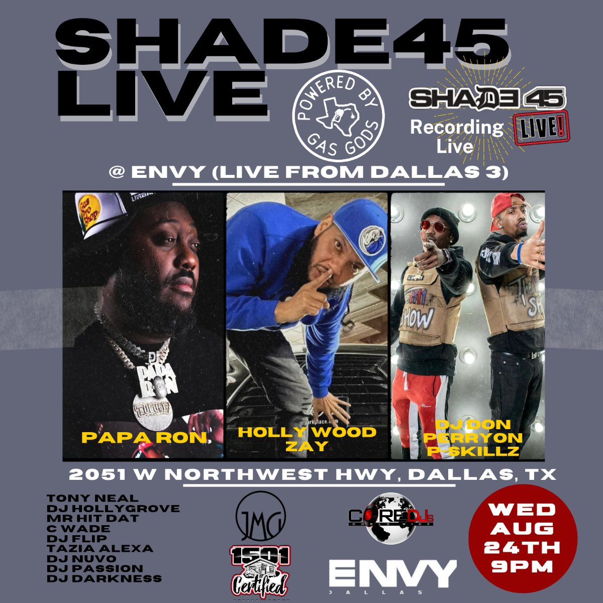 iAmDJHollygrove's tweet photo. Send me 3 Dallas artist who should be on this event #Shade45Live https://t.co/axqYUwuDGn