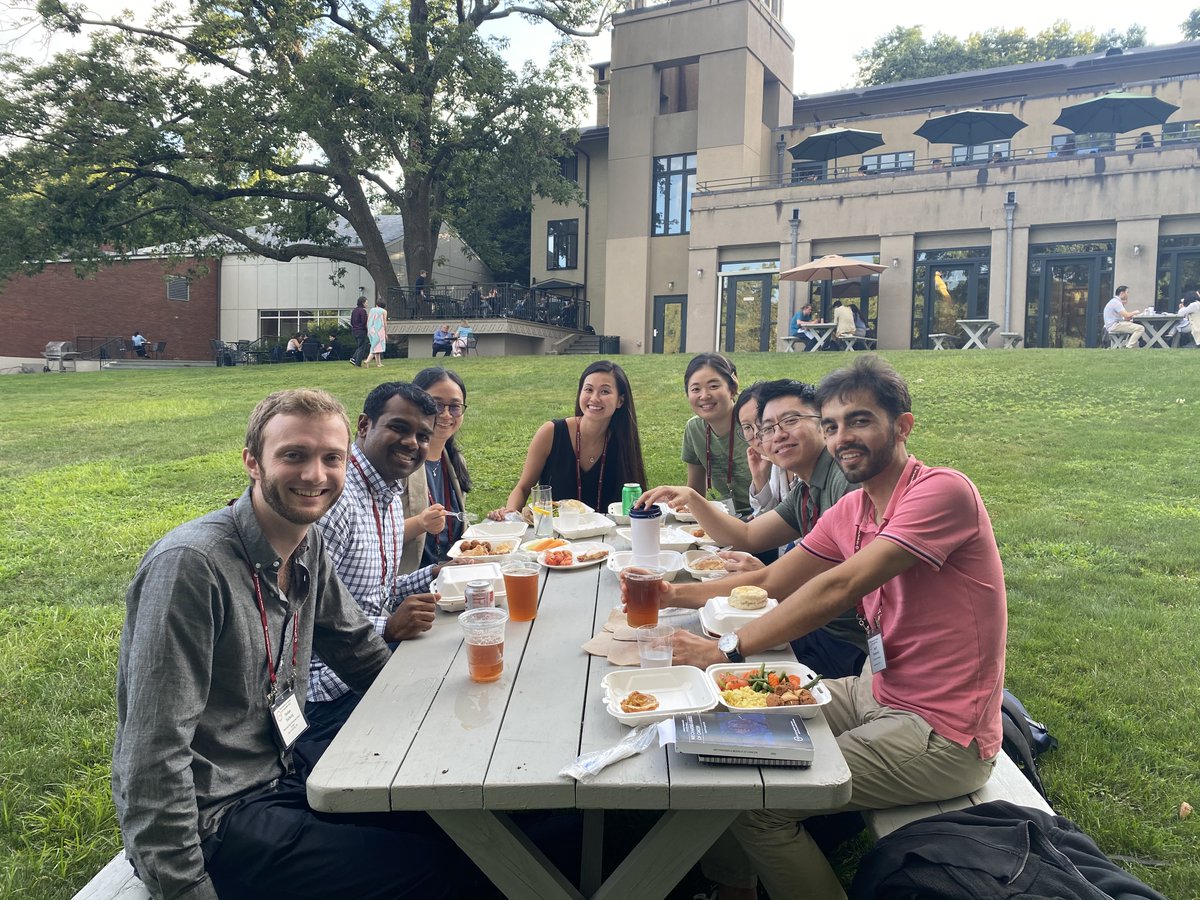 amz2607's tweet photo. Last meeting as a PhD student with @ThalesPapaG lab. Awesome science, great people and lots of trees. #cshlcancer22 https://t.co/vj2t1osQwO