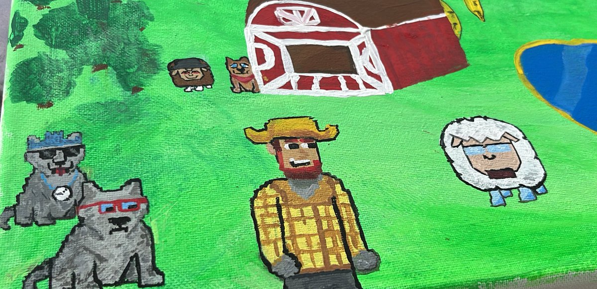 wenpussy's tweet photo. What are we burning $wool or $weed?
Hella excited for Full game! Featuring @KG @hofman_eth & @RoXsaaita wolves since I donโt own any ๐บ๐คง
๐ ๐บ ๐๐บ๐๐บ๐๐บ๐๐บ๐๐บ
#woolish #p2e #wolfgamesummer #wool #wolfgame #NFTCommunity #art https://t.co/PHXBbeq8IB