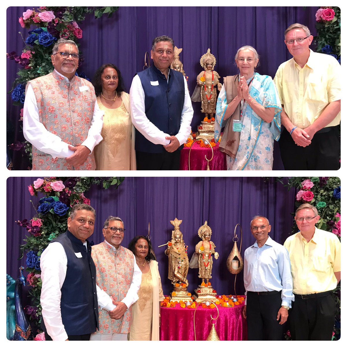 AjayHMaru's tweet photo. Delighted to attend great weekend events and celebrations with @NavinShah2016 & Cllrs Rekha Shah @PhillipODell4 @CllrNitin #AnoopamMission #Shrinathdham @navnat @ISKCON_Manor @HCI_London #JaiShreeKrishna 🙏 https://t.co/hqqaknPDQ3