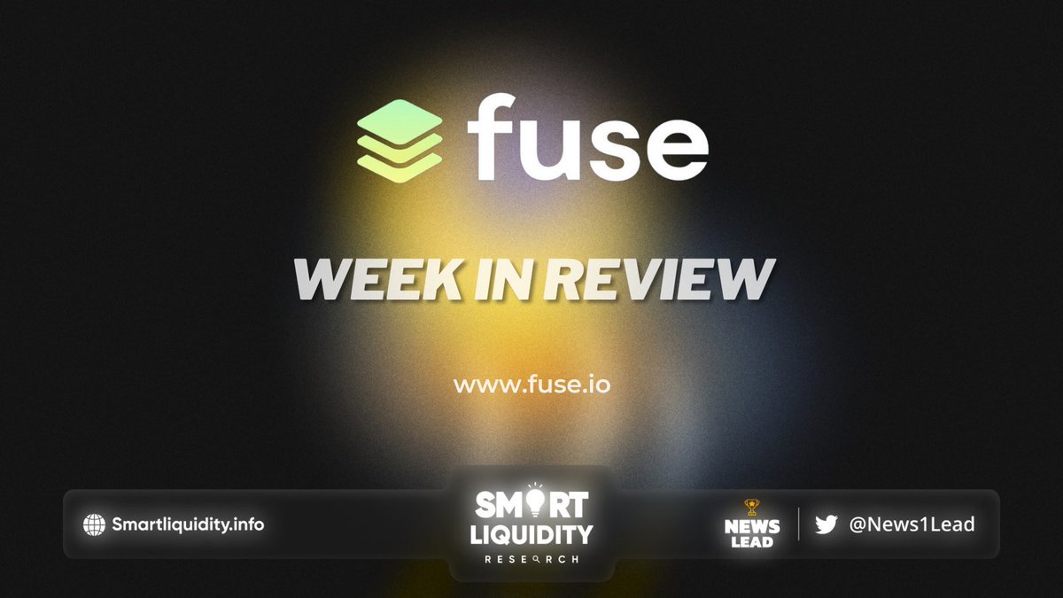 News1Lead's tweet photo. 🧩@Fuse_Network introduced Week In Review.

🧩Highlights:
🔸@DePocketFinance adds support for #FuseNetwork
🔸Partnership with @Kimafinance universal #liquidity cross-chain protocol
🔸Collaboration with @DoTOracle

🔽INFO
https://t.co/4hfHomrCtp https://t.co/eKOtSEraQE