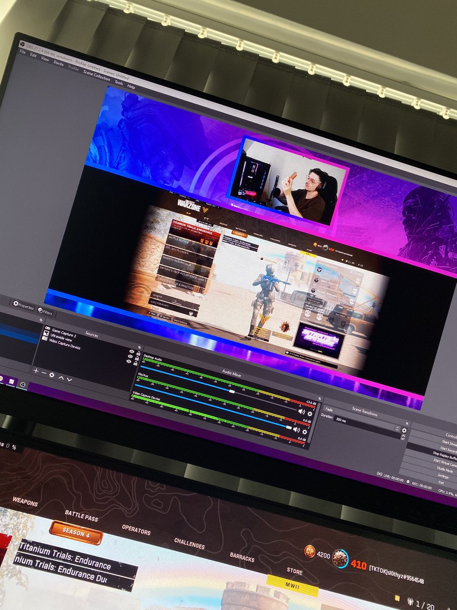 Sl0thyz's tweet photo. New overlays looking 🔥 @ironside_design you da man!! Thank you 🙏🏼  #streamoverlays https://t.co/optXyMEEog
