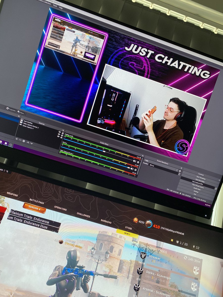 Sl0thyz's tweet photo. New overlays looking 🔥 @ironside_design you da man!! Thank you 🙏🏼  #streamoverlays https://t.co/optXyMEEog