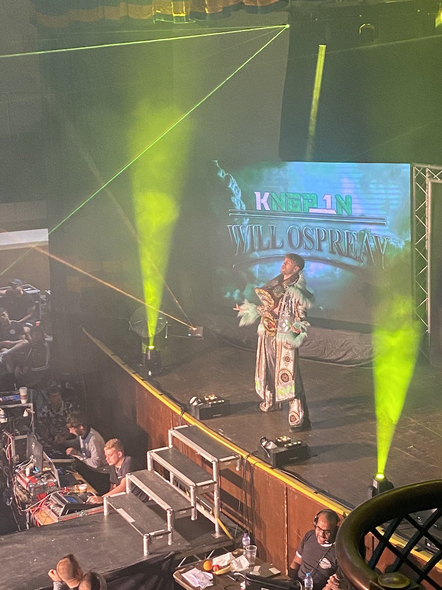 ShayKelly26's tweet photo. Top show finished with a great Main Event @RevProUK #10YA @WillOspreay @RKJ450 Congratulations to the new champ! The king is dead! Long live the King!! 👑 https://t.co/KMph466v29