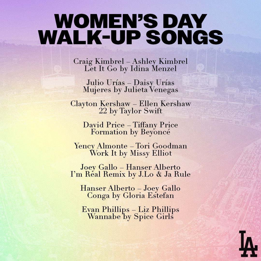 Los Angeles Dodgers On Twitter In Honor Of Women s Day At Dodger los-angeles-dodgers-on-twitter-in-honor-of-women-s-day-at-dodger