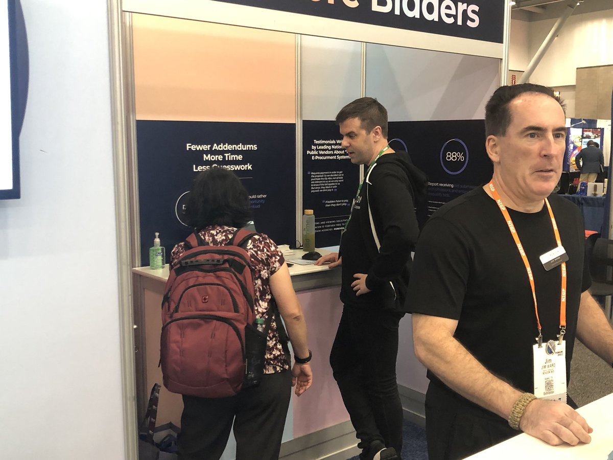 BeaconBid's tweet photo. Thank you to everyone who is stopping by Booth 1231. Incredible response to RFP Archive, Broadcaster and cool swag! Don’t forget to ask for invite to event.
#NIGPForum2022 #NoFeed https://t.co/ftcwO08nMd