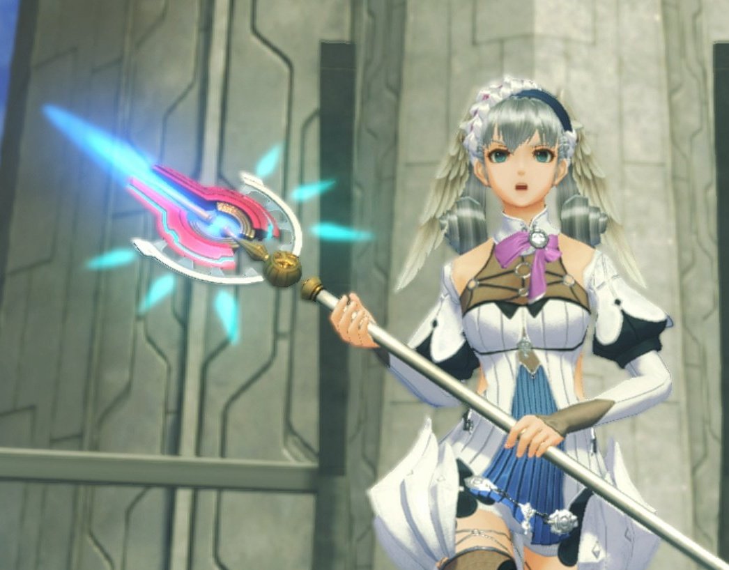 rhine on Twitter "Insane how Melia's World Ender staff that Shulk made