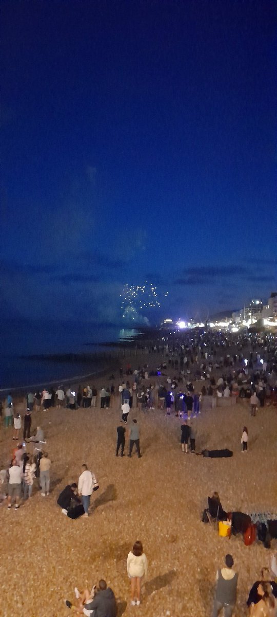 The annual fireworks to mark the end of Airbourne