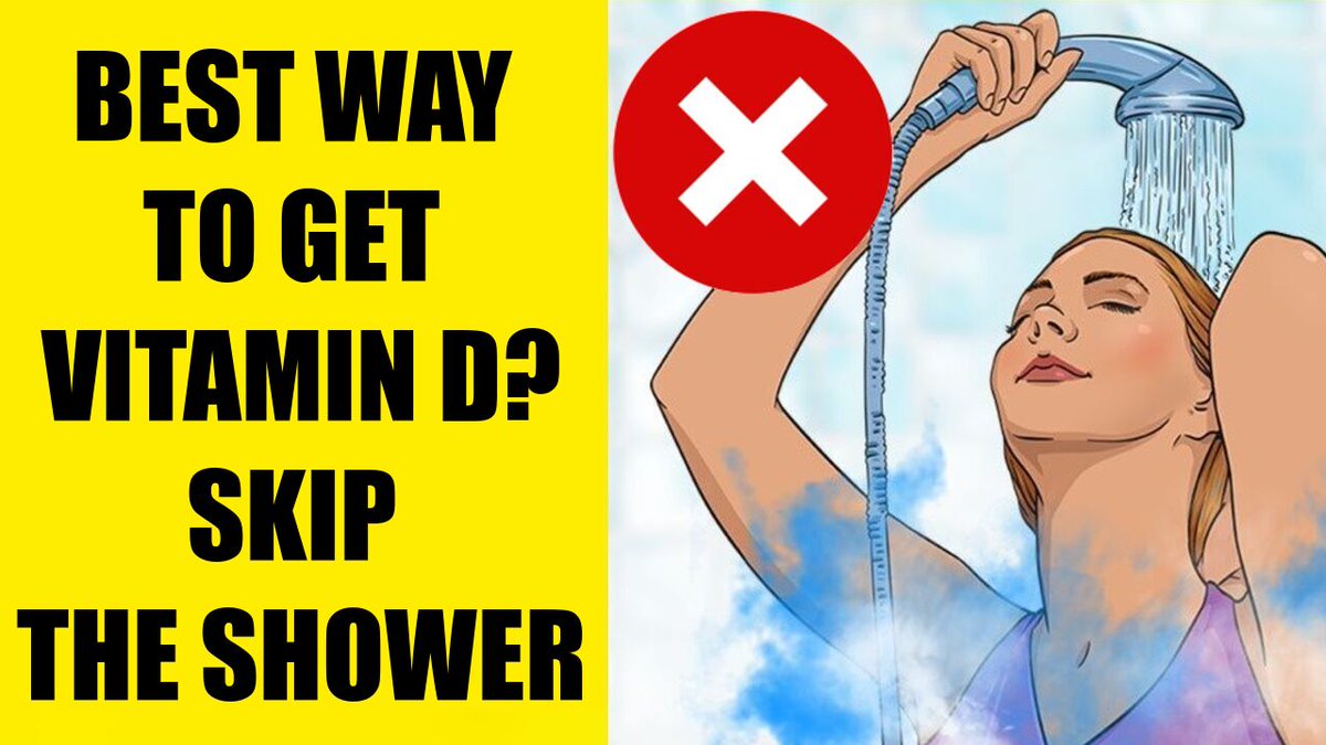 cures_finding's tweet photo. 🔥🔥 CHECK OUT OUR LATEST YOUTUBE VIDEO
BEST WAY TO GET VITAMIN D? SKIP THE SHOWER! #findingnaturalcures #vitamind 
https://t.co/nXullmTOO1 https://t.co/lCENkn4H7x