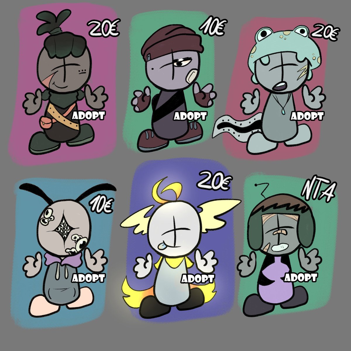 Nauseant004's tweet image. •°madcom adopts°• 
 
1[OPEN]
2[OPEN]
3[OPEN]
4[OPEN]
5[OPEN]
6[OPEN]
Ab: in Post
Ab2: +5€ and I&apos;ll add an headshot 
 #designadopt #designadopts #designadoptable #ab #bid #ocadoptsale #adoptaccount #furryadopt #octopusadopt #chibiadopt #madnesscombat #madnesscombatadopt