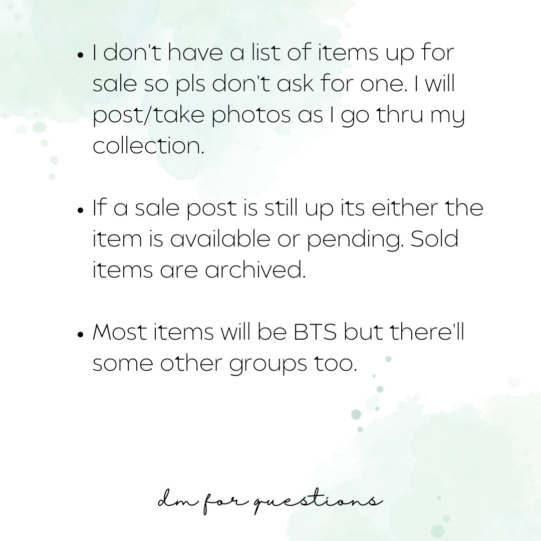 Mimaixcii's tweet photo. Downsizing Collection WTS thread

I'm downsizing my collection. Pls read info for more details. For faster transactions and proofs you can dm on my intagram @/Maggie.trades https://t.co/Bw9EeHLCin
