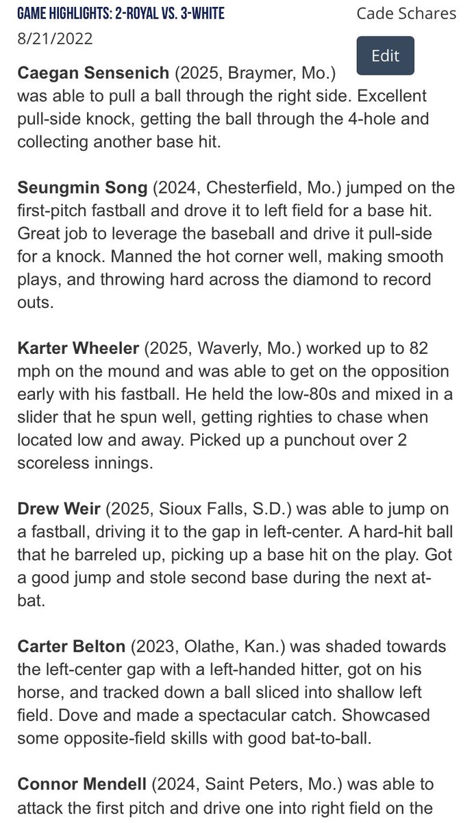 PGShowcases's tweet photo. Game Highlights: 2-Royal vs 3-White - Central Prospect Showcase - https://t.co/K3x79bH7zQ https://t.co/fg8OK7imuk