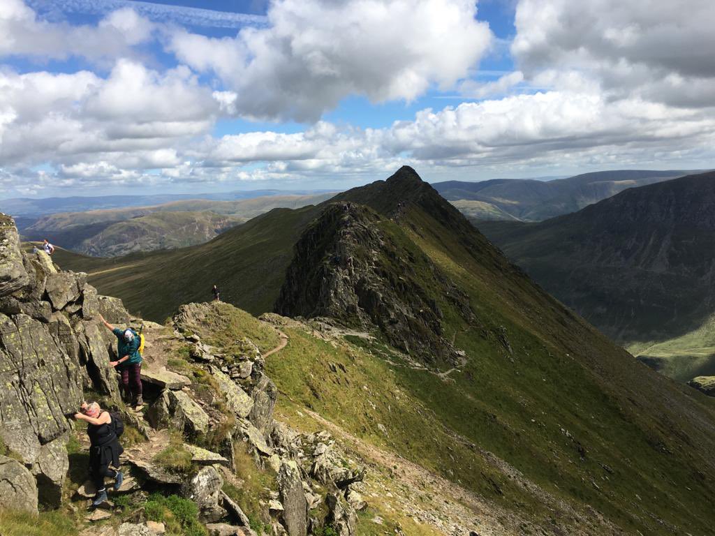 That’s me, on the edge of Helvellyn, wondering if I am mad. But I did it, I got to the top and I had fun. Push boundaries!