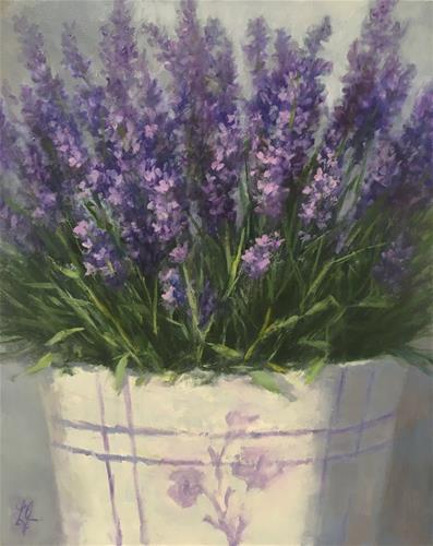 GOBLINC0RE's tweet photo. Linda Jacobus, paintings of lavender https://t.co/eszcOQrSXY