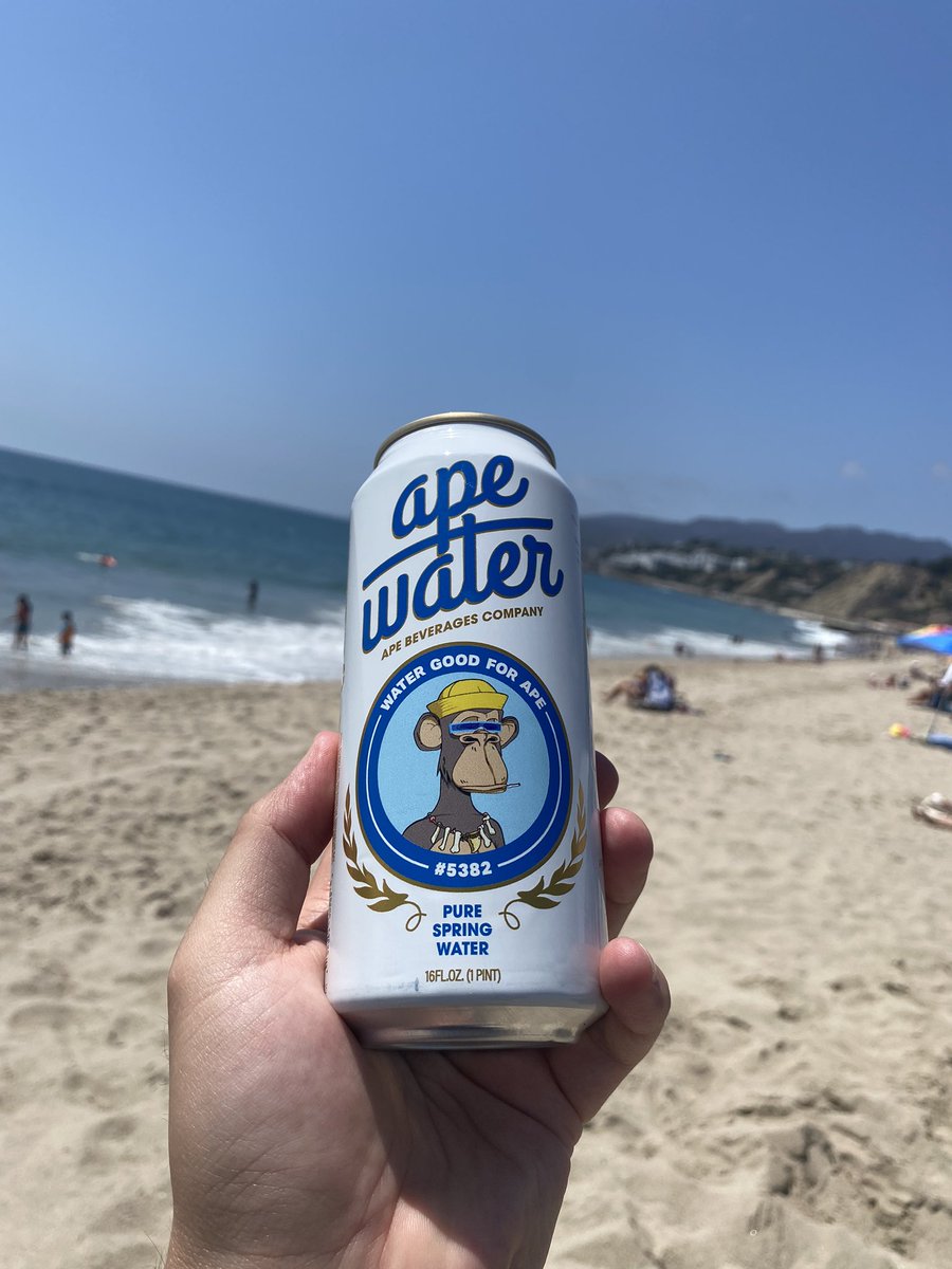 17ikoola's tweet photo. Ape touch water @ApeBeverages @BoredApeYC https://t.co/9uVyZVCvuO