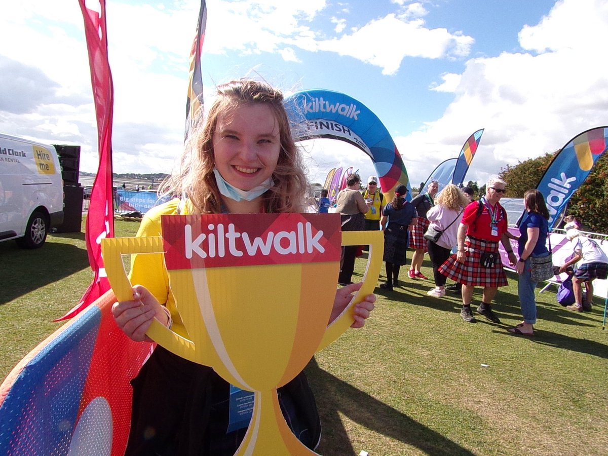 Well done <a href="/elles_ecrit/">Ellen Leslie</a> and everyone that completed this afternoon’s #DundeeKiltwalk . Loads of local charities will greatly benefit from all your hard work. Ellen was raising funds for <a href="/theyardscotland/">The Yard</a> . # prouddad