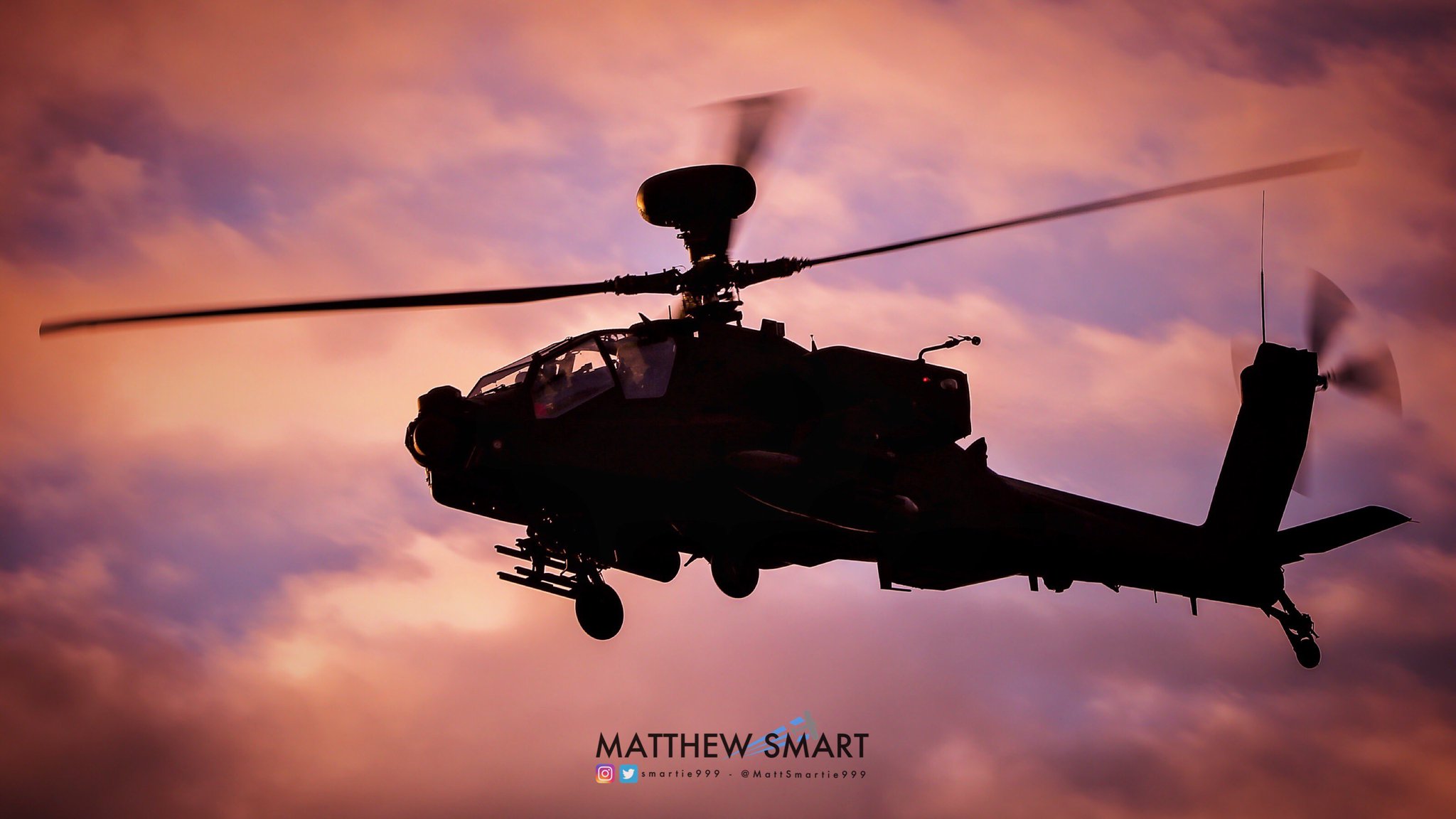 Matt Smart on Twitter "WorldHelicopterDay with ArmyAirCorps Apache helicopter at sunset