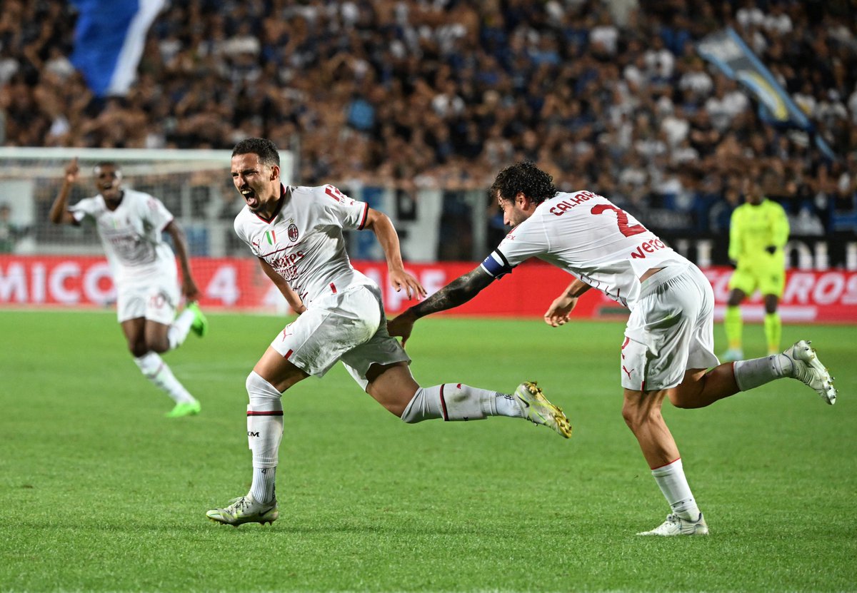 cplussportafr's tweet photo. #SerieA 🇮🇹 - Le Milan AC ramène un point de Bergame !
👉 Le champion en titre rossoneri a été tenu en échec (1-1) sur la pelouse de l'Atalanta Bergame. L'algérien 🇩🇿 Ismael Bennacer a répondu à l'ouverture du score de Ruslan Malinovsky.
#ATAACM https://t.co/NLPyTe8KXB