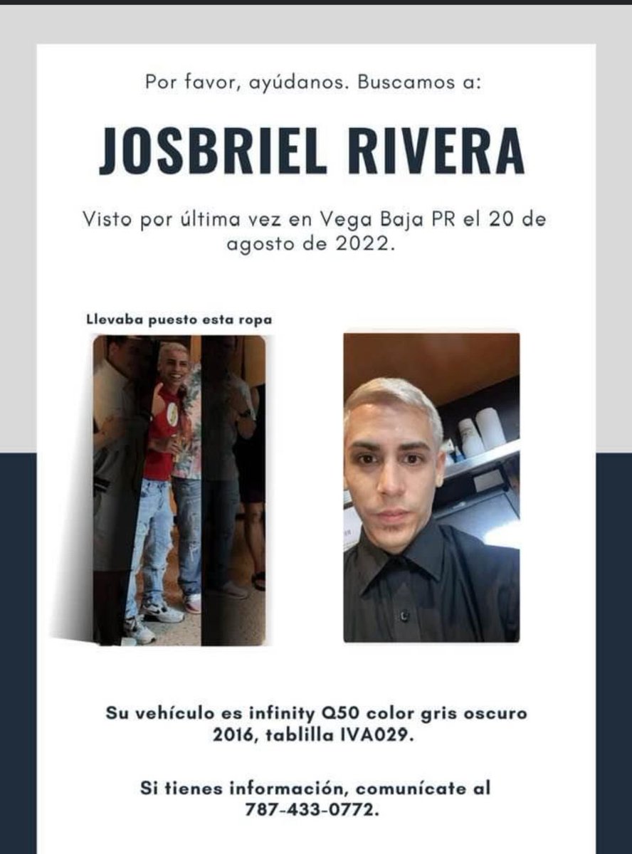 Gente mi primo nos aparece porfavor cooperen con un rt 😭