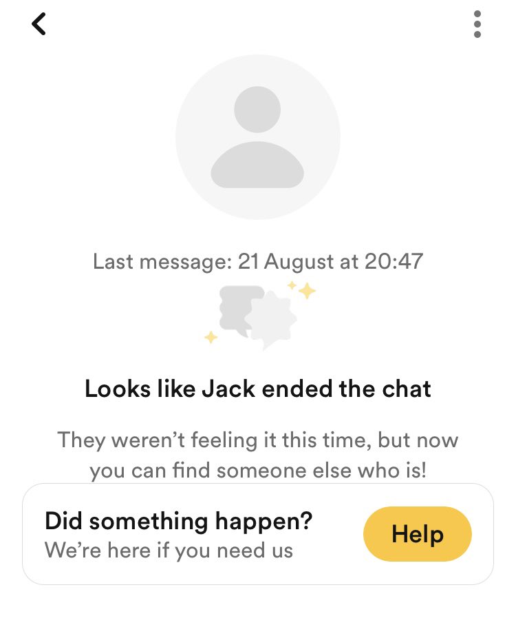 Oh Jack…was my one message too much for you 🤦‍♀️ #onlinedatingsucks #thisisridiculous #nothingbutdisappointment