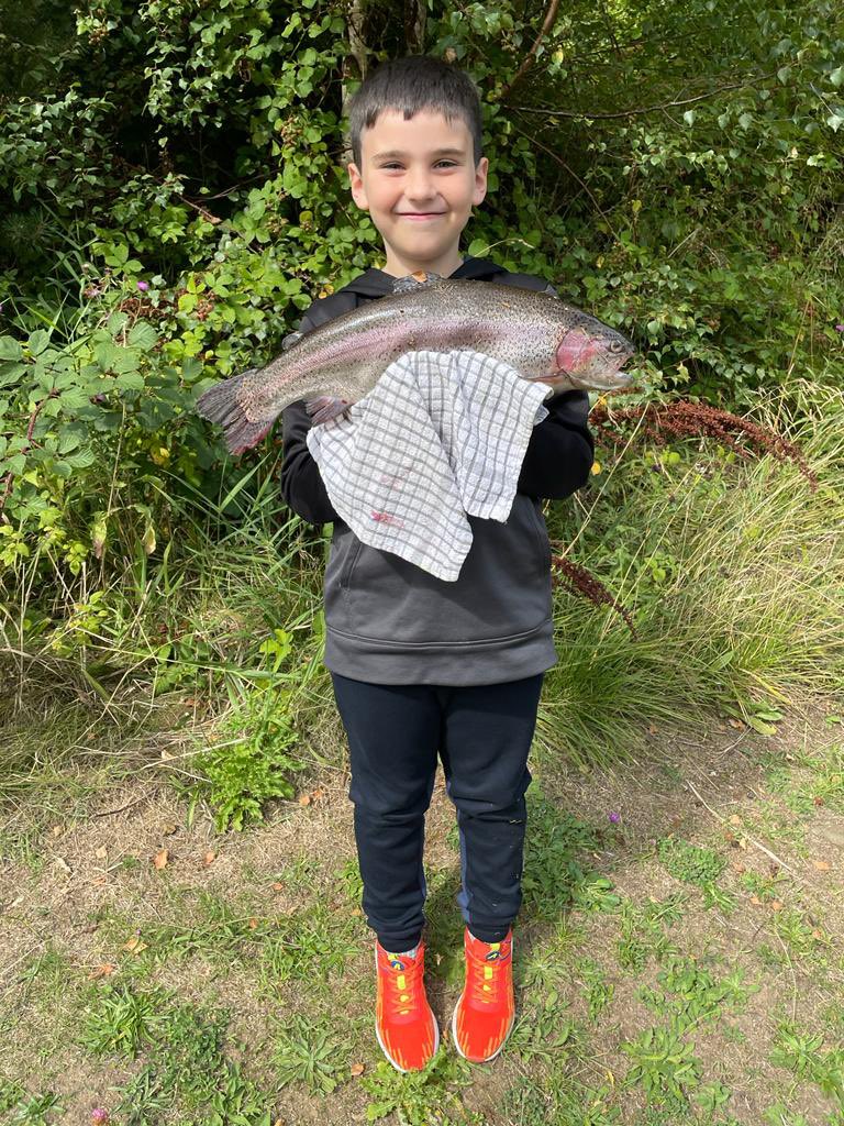 VCuthell's tweet photo. @DeanburnPS_P4_3 Archie caught his first fish today … 🐠 🎣 https://t.co/9IpzrFsWEL
