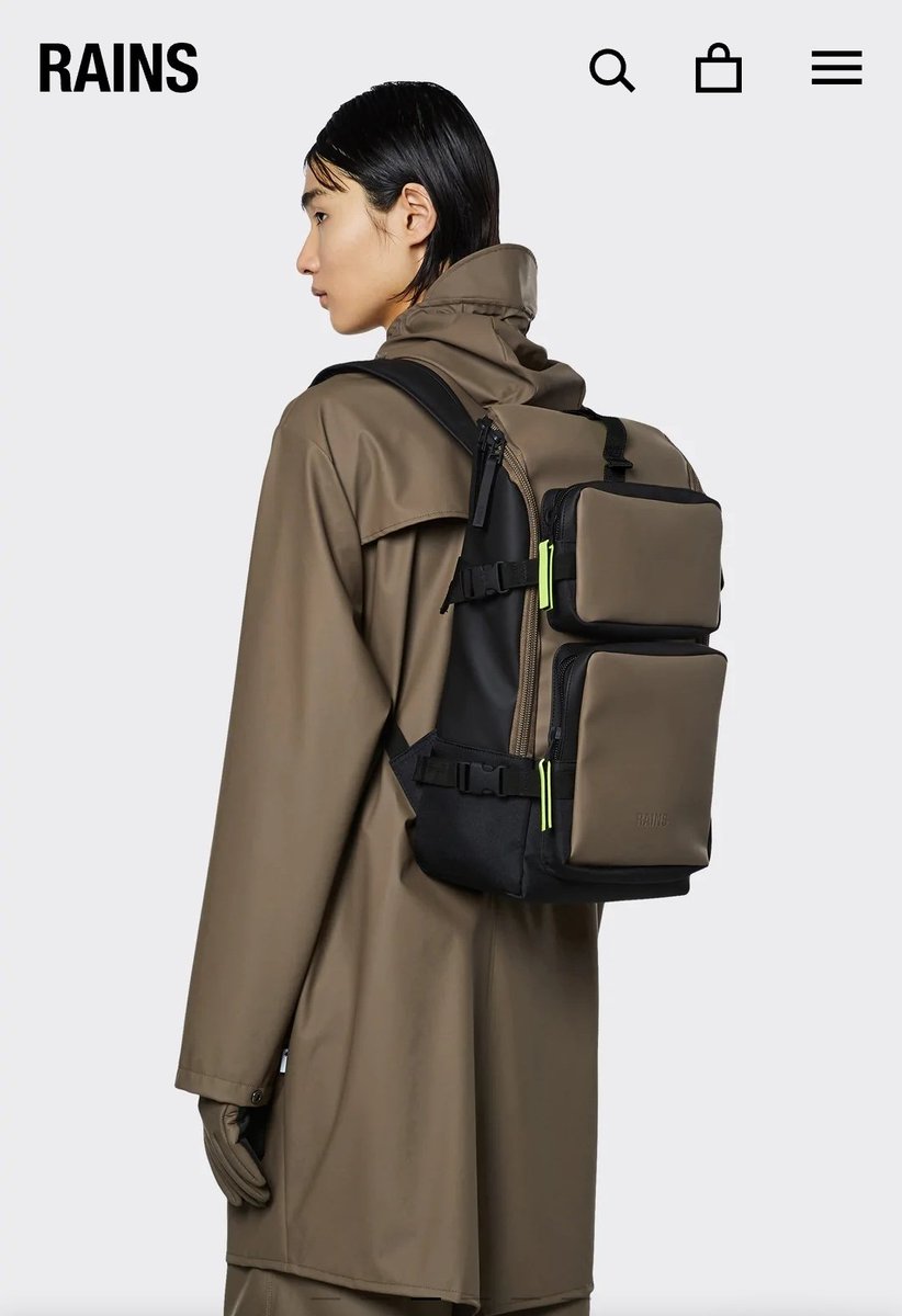 RavBabbra's tweet image. Really pleased with my Rains Backpack purchased from the King's Cross Coal Drop yard Rains store. A big thanks to Joy an be her colleague in the store today. 👋🏽 #rainsbackpack