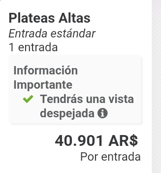 genelvs1d's tweet photo. ⚠️Vendo entrada para Harry⚠️
Fecha: 04/12
Sector: Platea alta San Martín
Cantidad: 1
Precio: por ahora $41.000 porque estuve averiguando los precios y van por ahí (pero es Argentina puede cambiar)
Formato: papel
Al dm para más info https://t.co/mhAmNeVXxt