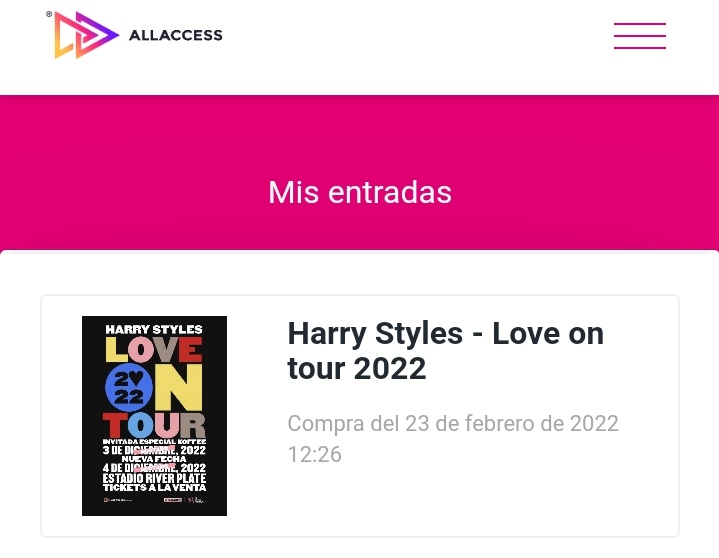 genelvs1d's tweet photo. ⚠️Vendo entrada para Harry⚠️
Fecha: 04/12
Sector: Platea alta San Martín
Cantidad: 1
Precio: por ahora $41.000 porque estuve averiguando los precios y van por ahí (pero es Argentina puede cambiar)
Formato: papel
Al dm para más info https://t.co/mhAmNeVXxt