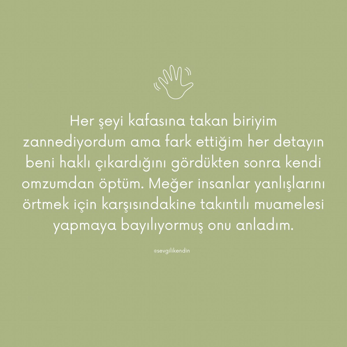 Sevgili kendim, (@sevgilikendin) on Twitter photo 