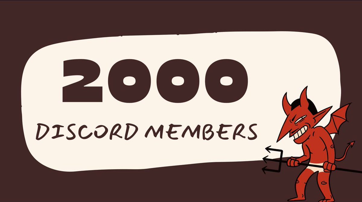 It's incredible guys! We just hit 2000 members in Discord! Congratulations 🎉. Mint details will be announced soon. We're just now focused on the growth of the community. Just stay tuned on announcements! We also have over 500 people on Twitters 
<a href="/nft/">NFT</a> <a href="/sol/">Sol</a> <a href="/degen/">degen</a>