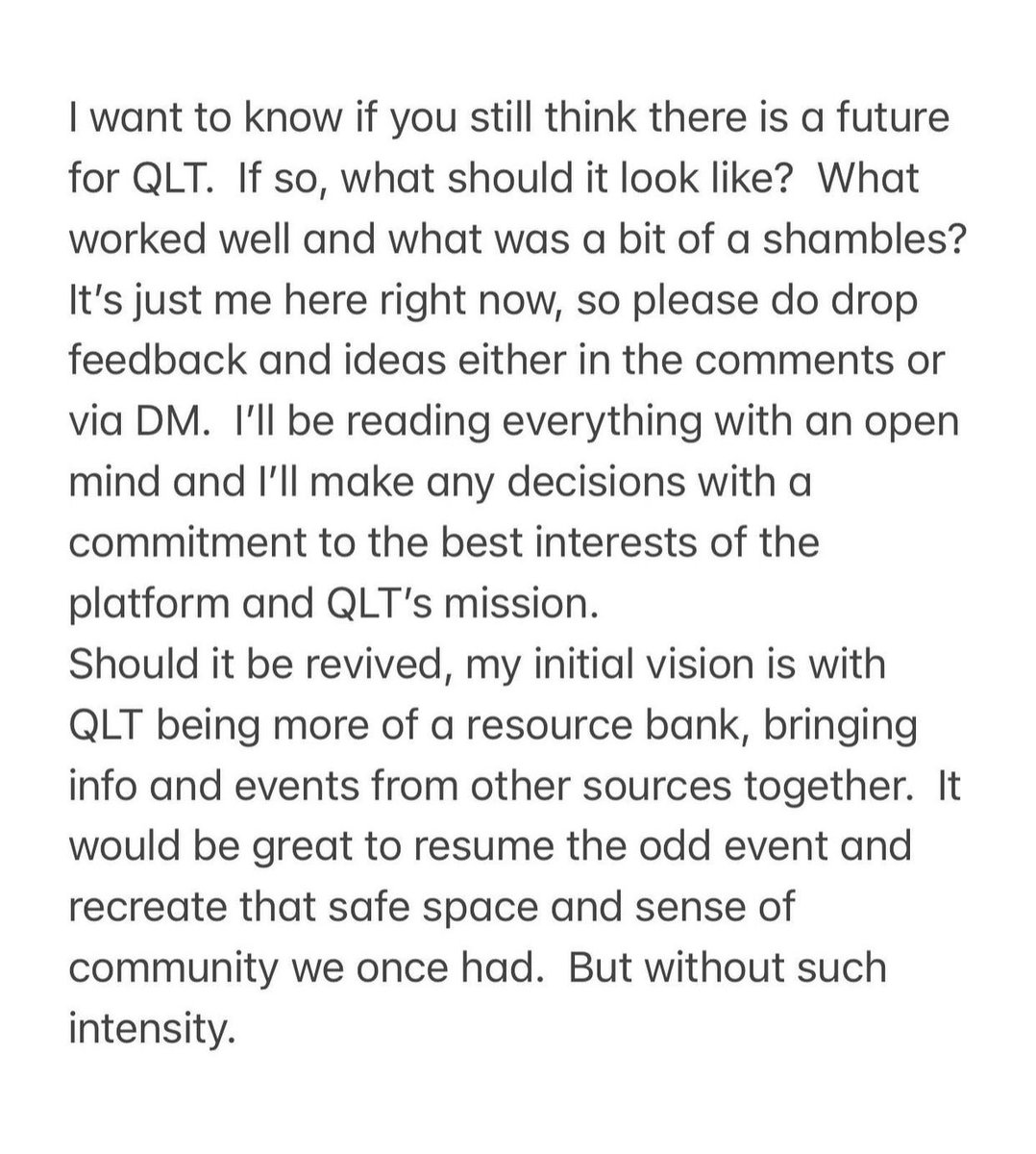 thequeercase's tweet photo. Oh, hey!  Just got access to this account again… I know QLT went silent for a while but I posted on instagram back in June to see whether it was something people would like to see revived.
Here’s what you may have missed: https://t.co/9sQzsLFGSj