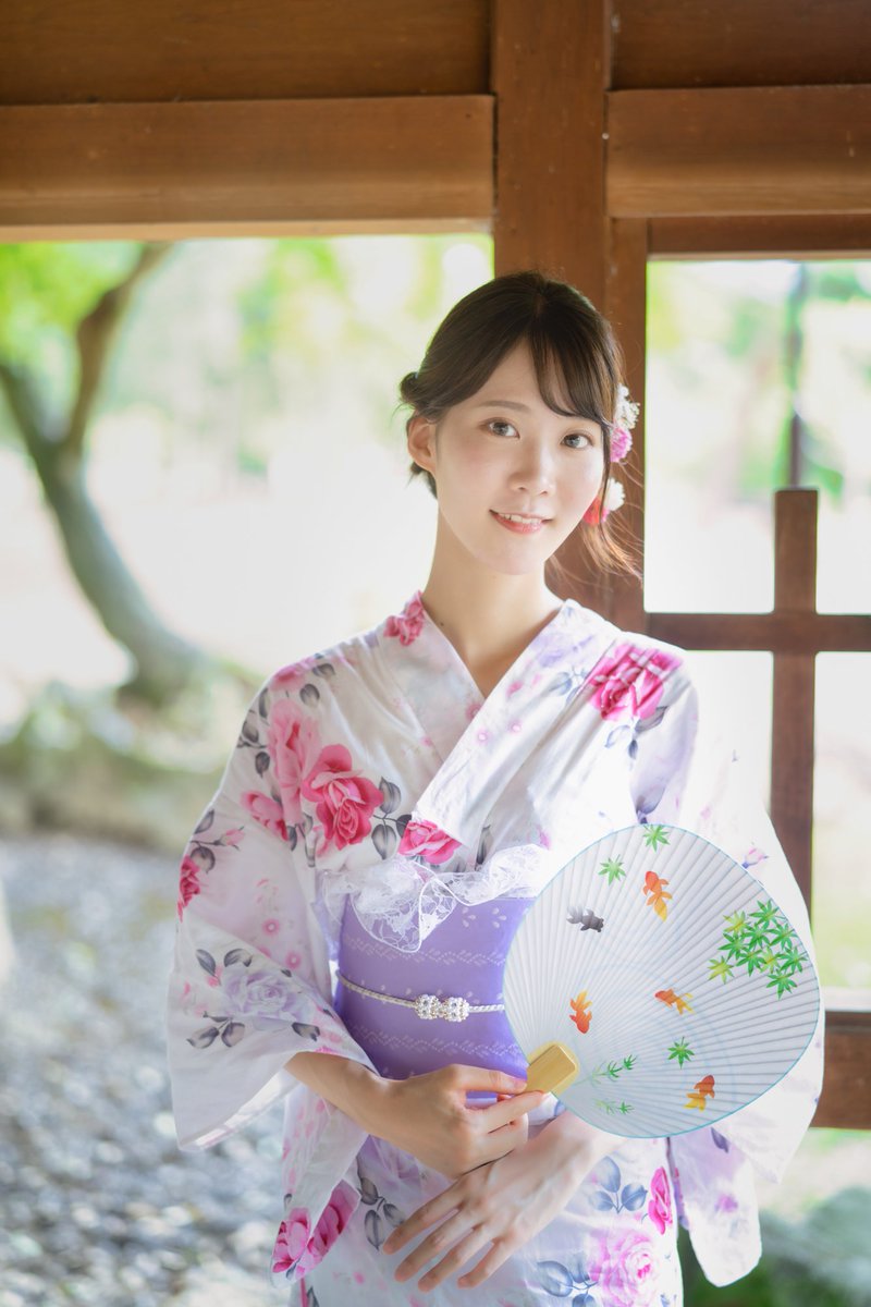 なほ さん #ポートレート #portrait #浴衣 #奈良公園