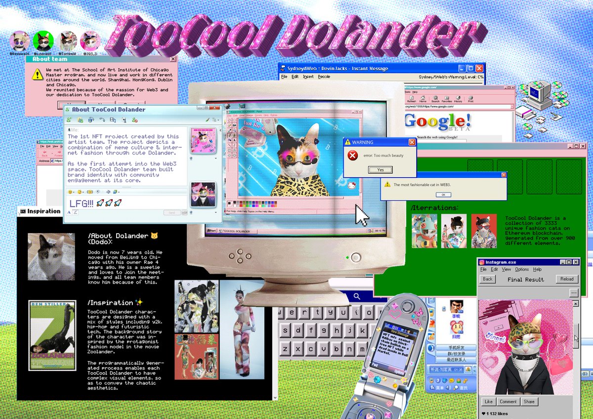 🌸𝕎𝕙𝕠'𝕤 𝕓𝕖𝕙𝕚𝕟𝕕 𝕥𝕙𝕖 𝕞𝕠𝕤𝕥 𝕗𝕒𝕤𝕙𝕚𝕠𝕟𝕒𝕓𝕝𝕖 𝕔𝕒𝕥✨𝕚𝕟 𝕎𝔼𝔹𝟛??

❈ 𝒜 🧵𝒶𝒷𝑜𝓊𝓉 𝑒𝓋𝑒𝓇𝓎𝓉𝒽𝒾𝓃𝑔 ♥

#TooCoolDolander #NFT