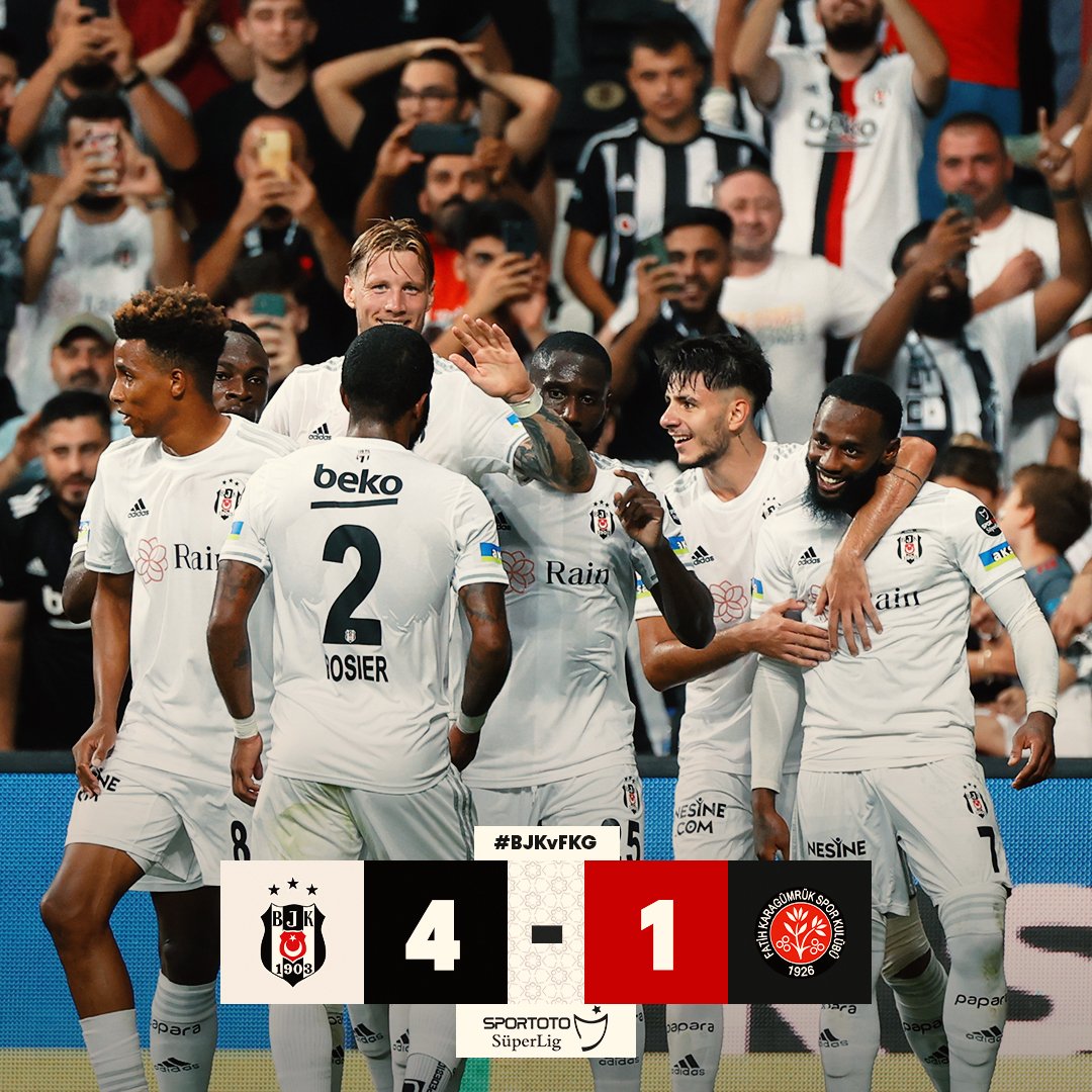 Tebrikler Beşiktaş ! Haftaya ayni hirsla inşallah ! 🦅 #BJKvFKG