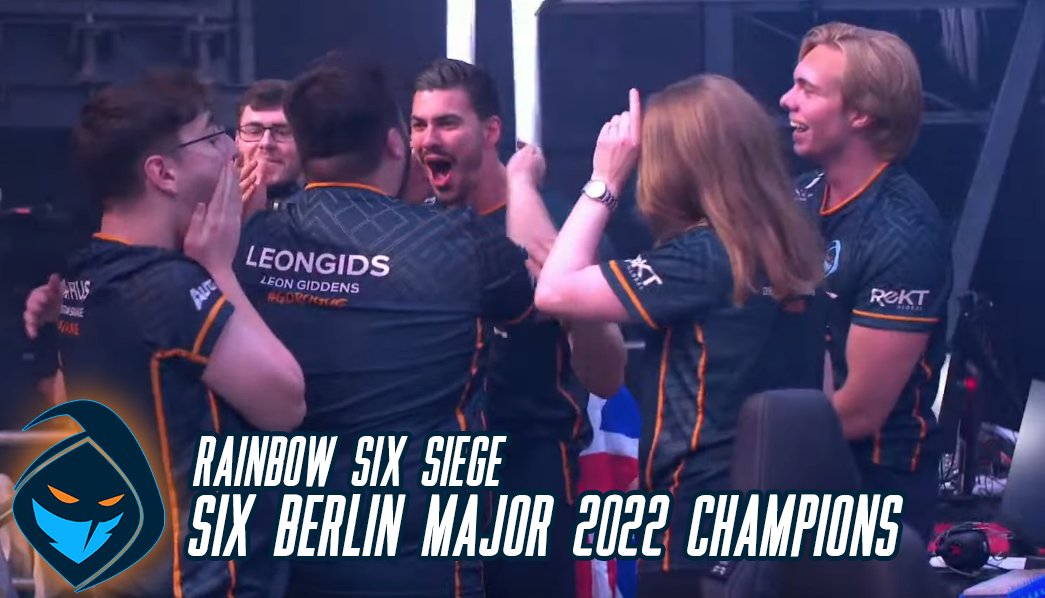 Well deserved Berlin Major Champs! Congrats <a href="/Rogue/">Rogue Fashion</a> WHAT A FINAL!!! #EUL is back on TOP in #RainbowSixSiege