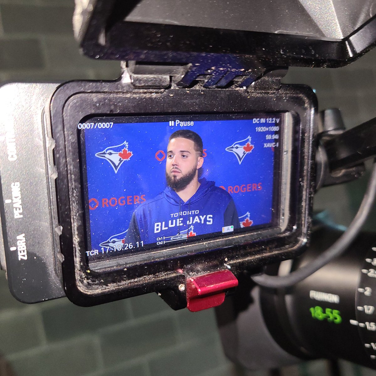 ArashMadani's tweet photo. Manoah on Gerrit Cole: "If Gerrit wants to do something, he can walk past the Audi sign next time." https://t.co/BPL9LDdq8L