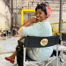 And Gracie! Gracie is a source of light in the factory and in the show and she was on set. <a href="/thepatricecov/">Patrice Covington</a>  brought so much heart to Gracie, and together we celebrated the joy of queer couples existing and loving each other! #ALeagueOfTheirOwn #teamleague