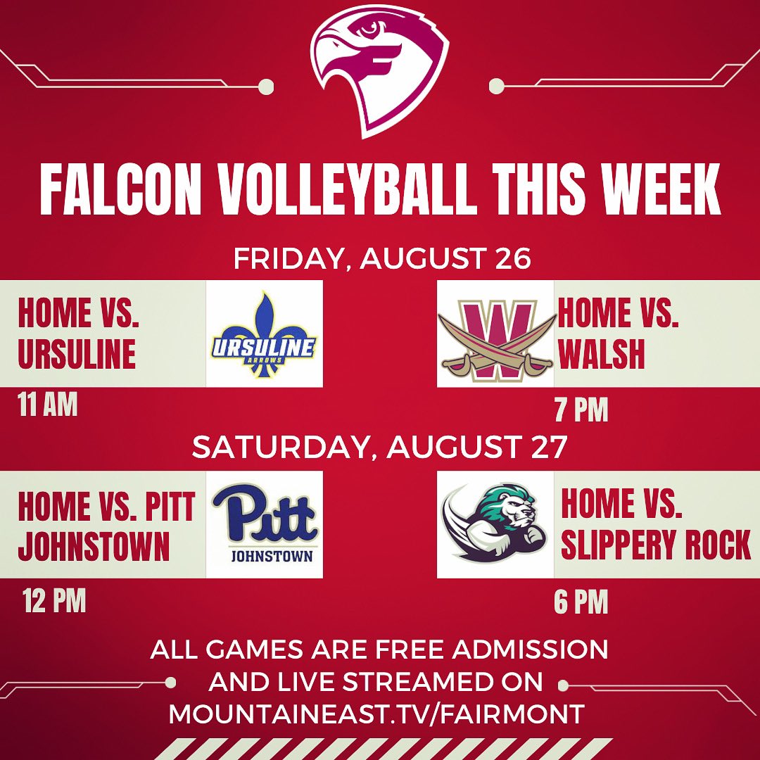 Fairmont State Volleyball tweet media