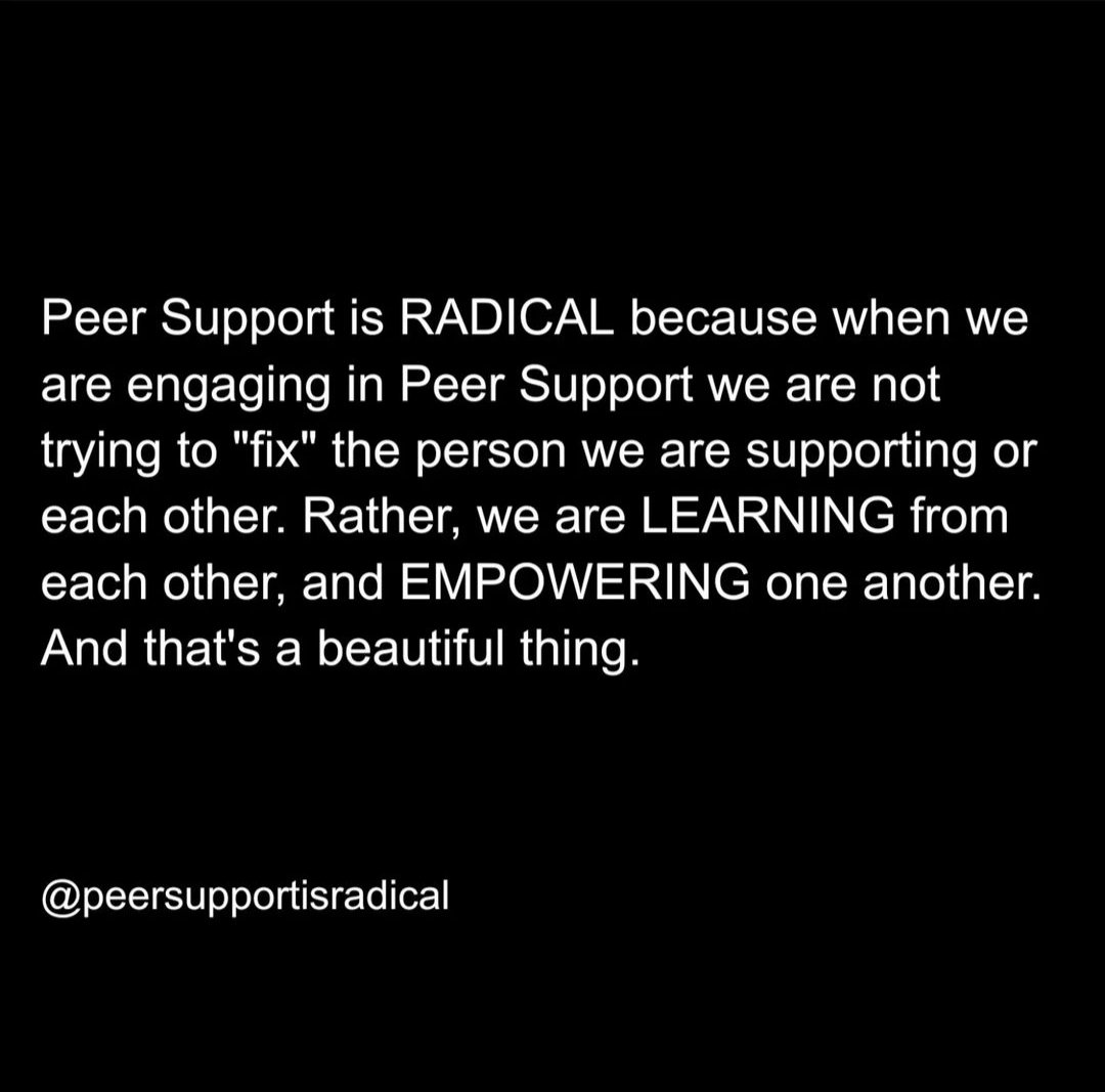 Respect for #MentalHealth peer workers 🙏🙏

The mental health system needs greater human rights culture and compliance, but it also needs alternative ways of knowing and being.

Peer work provides an example of this.