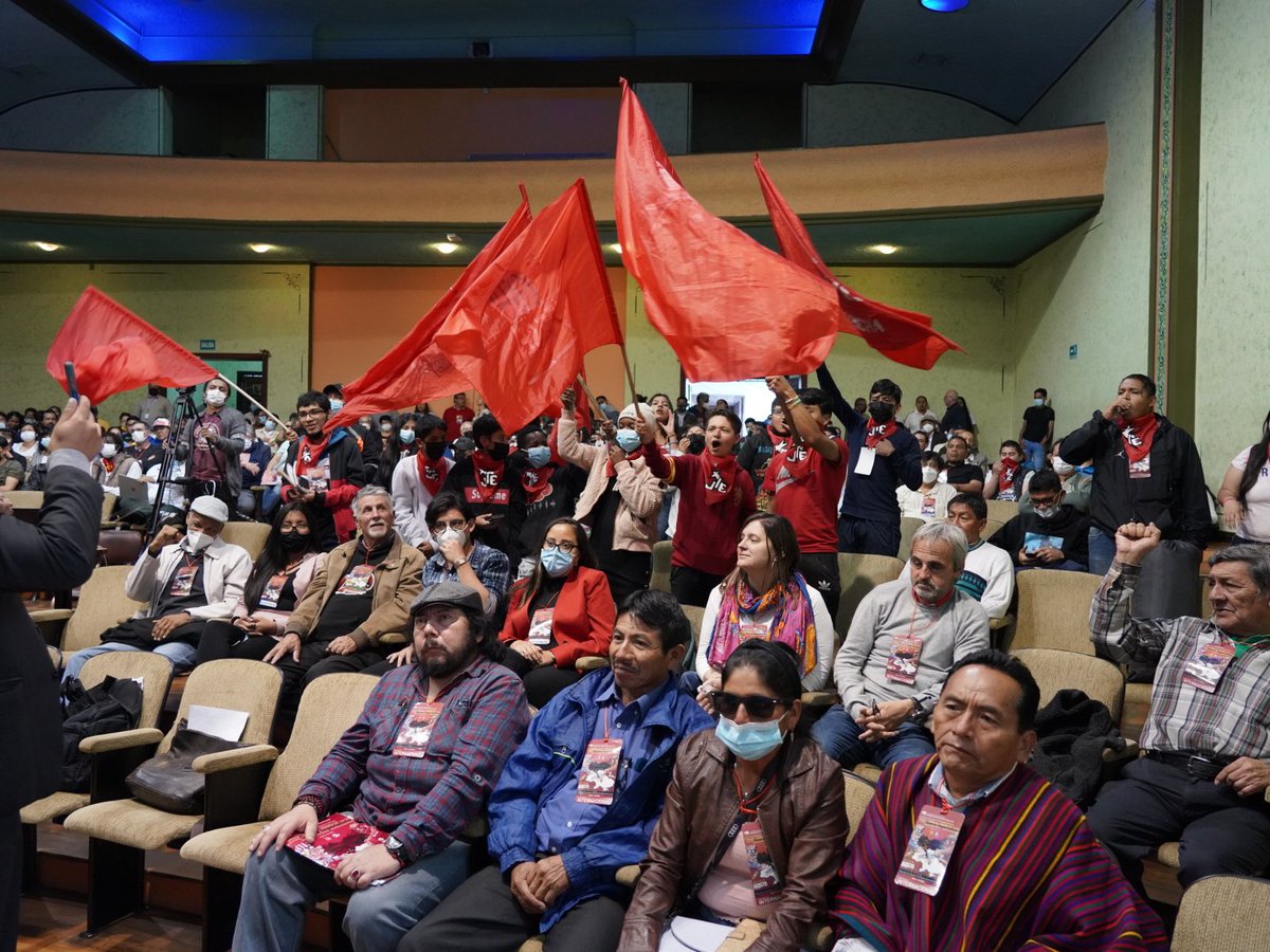 JRE_Ecuador's tweet photo. #LaLuchaSigue por organizar y hacer la Revolución en el Ecuador y el Mundo 🔥✊
#26SIPRAL #SIPRAL #FORO #Socialismo #PCMLE #JRE https://t.co/PgBTEXqfmM