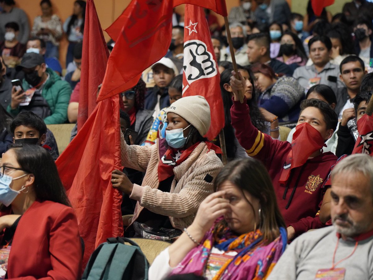 JRE_Ecuador's tweet photo. #LaLuchaSigue por organizar y hacer la Revolución en el Ecuador y el Mundo 🔥✊
#26SIPRAL #SIPRAL #FORO #Socialismo #PCMLE #JRE https://t.co/PgBTEXqfmM